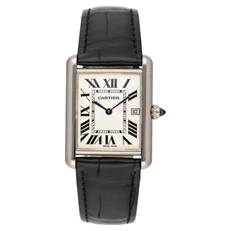 cartier tank damenuhr|cartier tank large size.